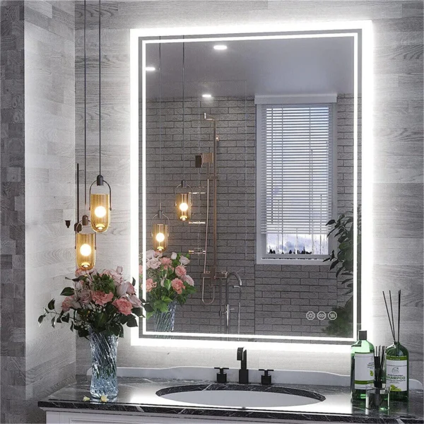 LED Bathroom Mirror 3 Size Dimmable
