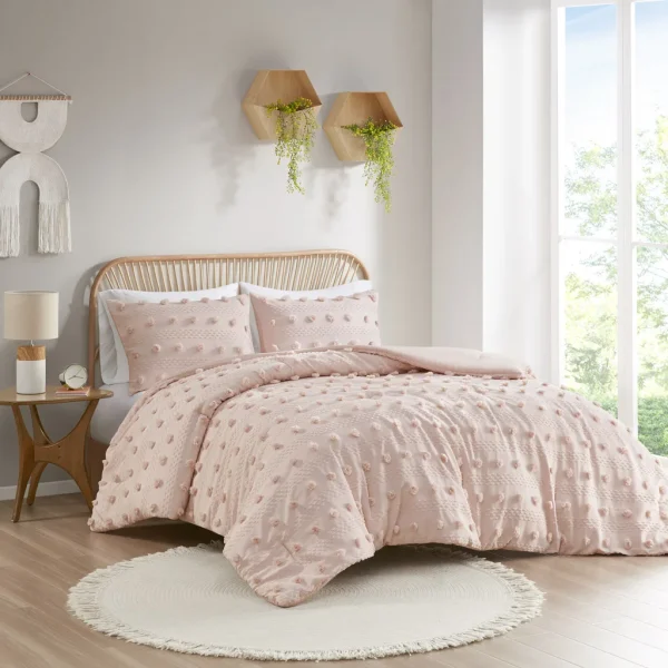 Twin/Twin XL Clip Jacquard Comforter Set