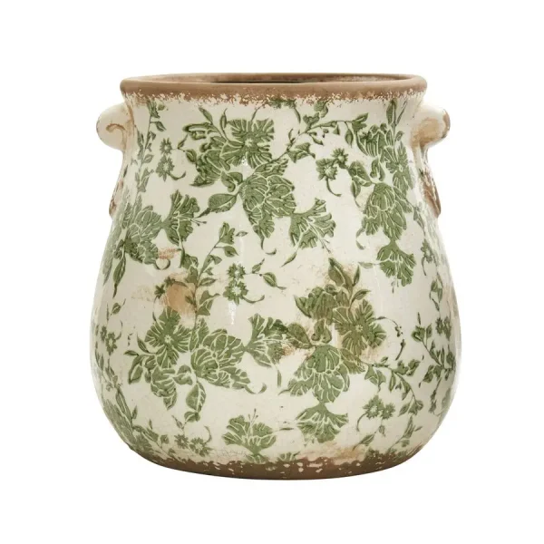 Natural 10in Ceramic Decorative Vase